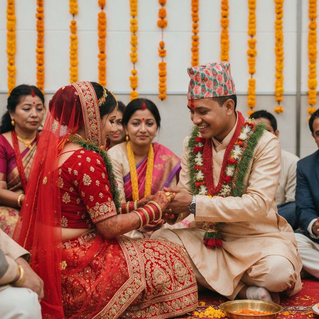 Traditional wedding ritual